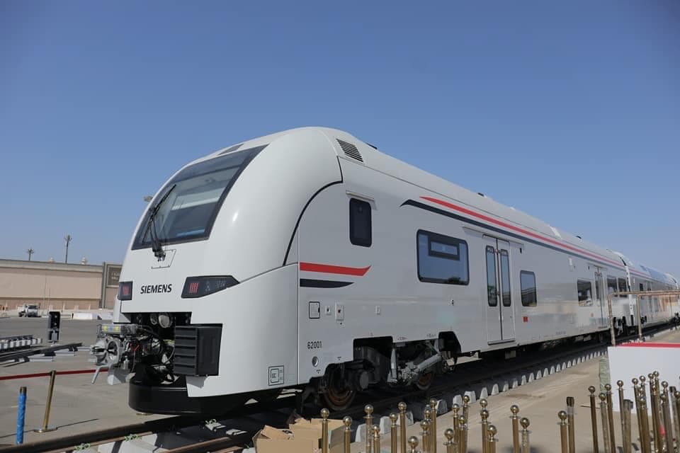 When is the trial operation for Egypt’s high-speed electric train?