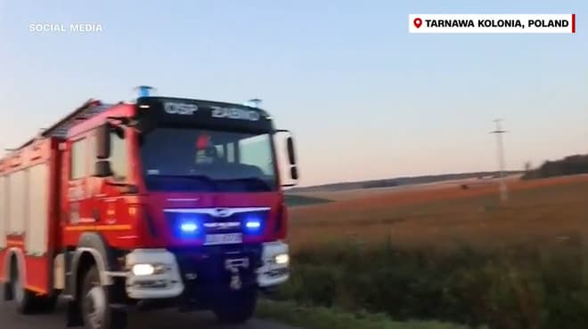 Unidentified object lands deep inside Poland causing explosion as Russia launches deadly, Ukraine-wide attack