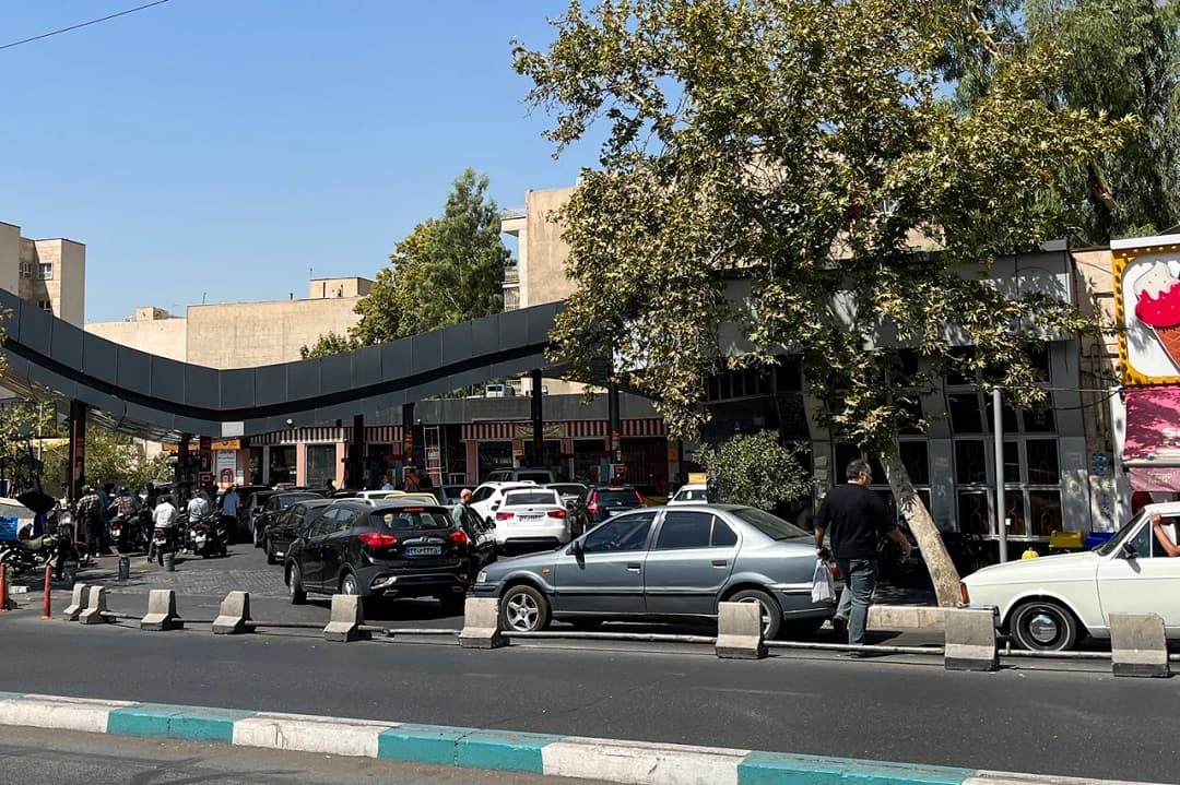 Iranian media reports long lines and temporary closures at gas stations in Tehran