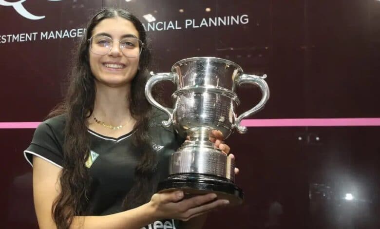 Amina Orfi wins London Squash Classic championship