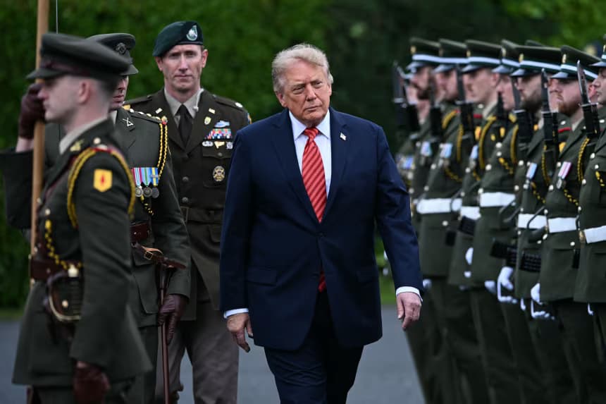 Trump says Irish unification would be ‘fantastic,’ wading into sensitive topic during weekend visit