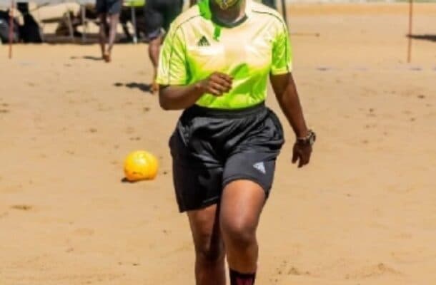 Portia Oppong named Reserve Assistant Referee for Beach Soccer AFCON Qualifier
