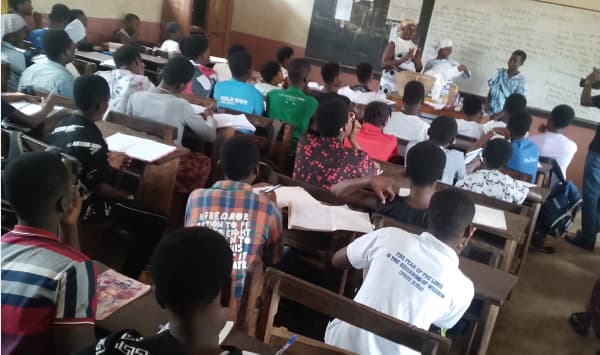 Students, pupils benefit from Ogyeamansan free vacation classes in Sunyani Municipality
