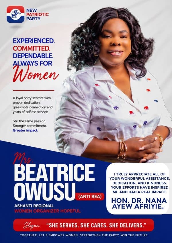 'Dr Ayew Afriye's support was the magic wand' - Ashanti Regional Women's Organiser opens up on her victory