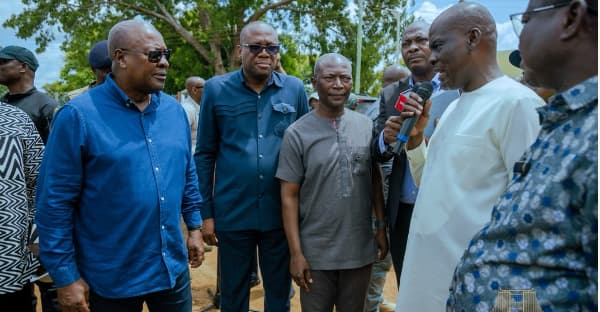 President Mahama inspects science lab project at UTAS
