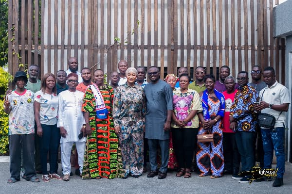 Nhyiaeso NPP executives pay courtesy call on Samira Bawumia