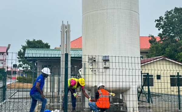 Lekma Hospital receives first locally produced liquid medical oxygen