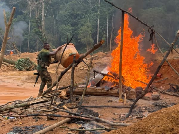 NAIMOS Task Force intervenes in violent clash at Atiwa Forest Reserve