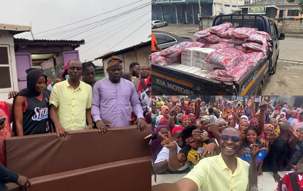 Nanton MP donates relief items to constituents affected by Accra floods
