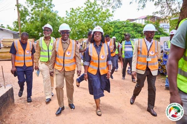 Cardiology Centre on course for August completion as GMTF, TTH management inspect project