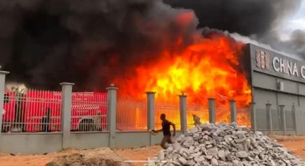 Fire destroys mattress factory at Sokoban in Kumasi