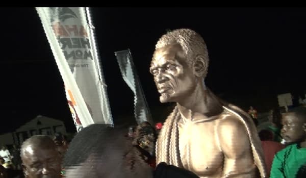 Ahanta West MP unveils historic statue of King Badu Bonsu II 180 years after his execution