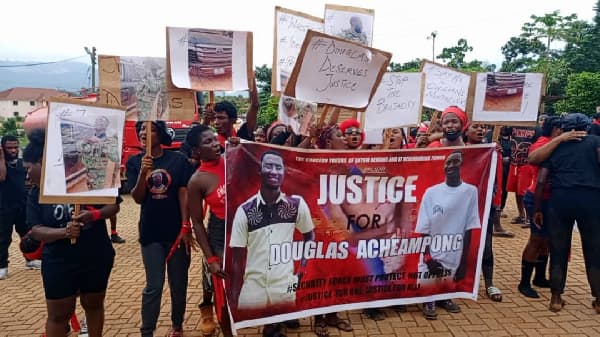 Protest erupts at Akyem Hemang over alleged military killing