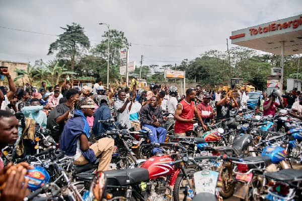 Over 600 Okada riders in Akuapem South receive free fuel