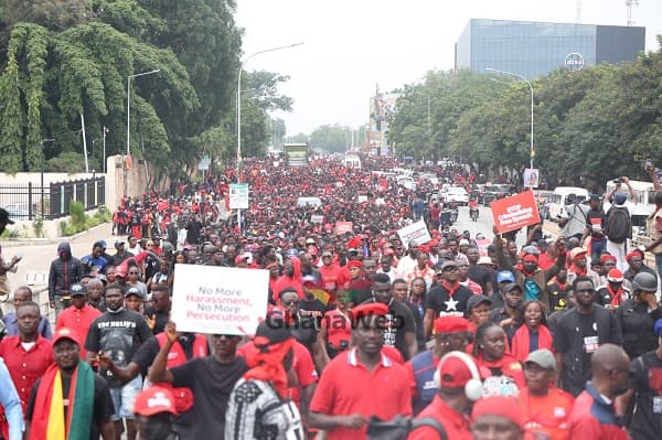Thousands march against government over selective prosecutions and arbitrary arrests