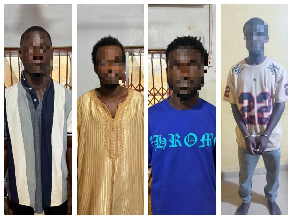 Police arrest four over violent robbery at Wassa Akropong