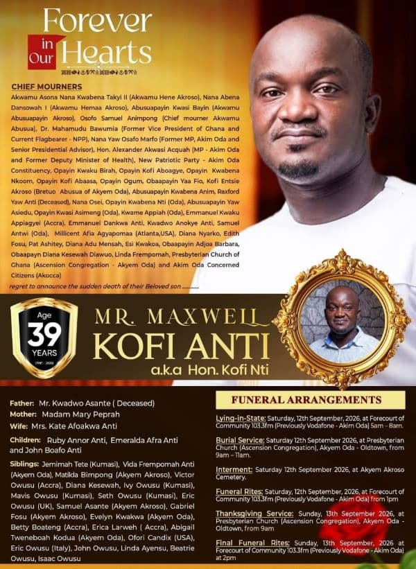 Final funeral rites for Community FM general manager and aide to Oda MP set for September 12