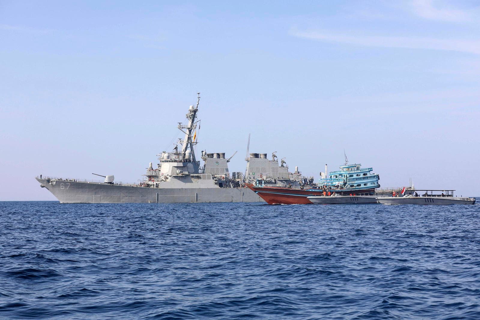 US military says it destroyed 3 Iranian oil tankers