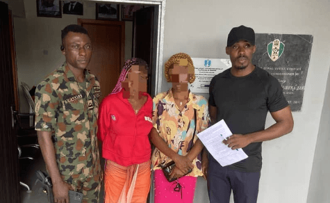Navy hands over rescued human trafficking victims to NAPTIP