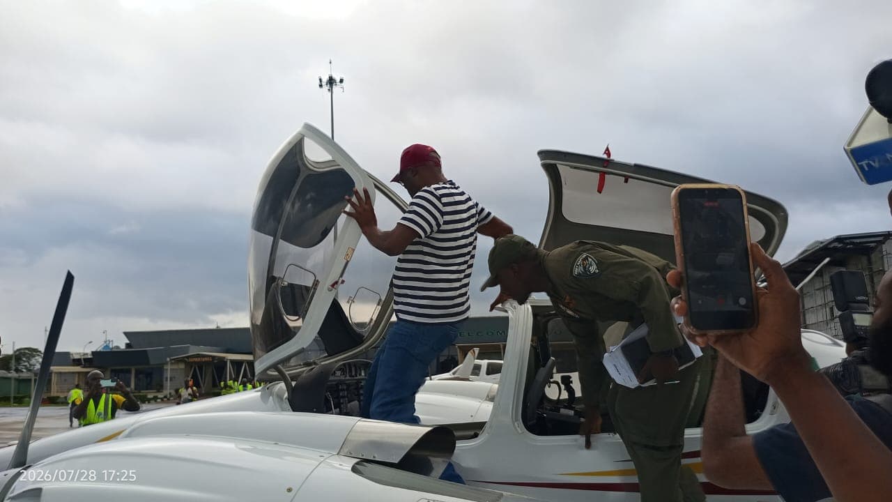 Photos: Makinde receives surveillance aircraft, partners Air Force to boost Oyo security
