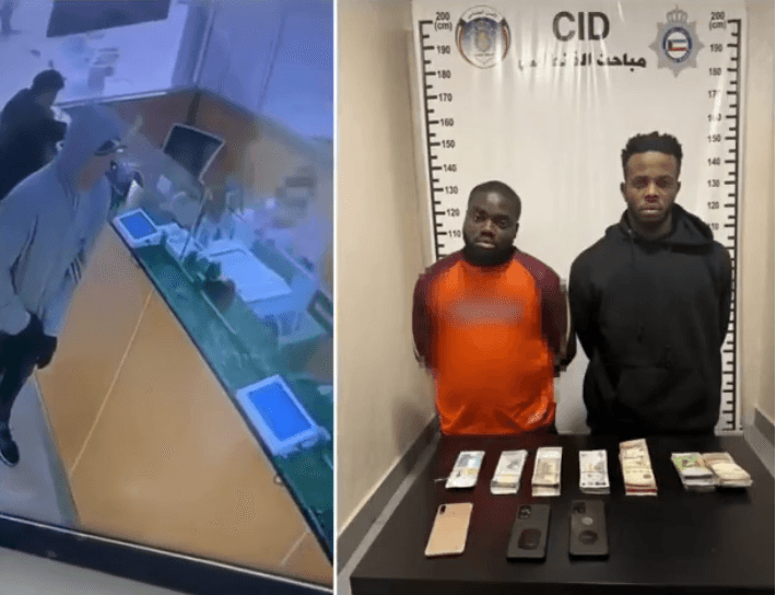 Two Nigerians jailed seven years for armed robbery in Kuwait