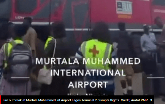 Fire breaks out at Lagos airport terminal, no casualty recorded — FAAN