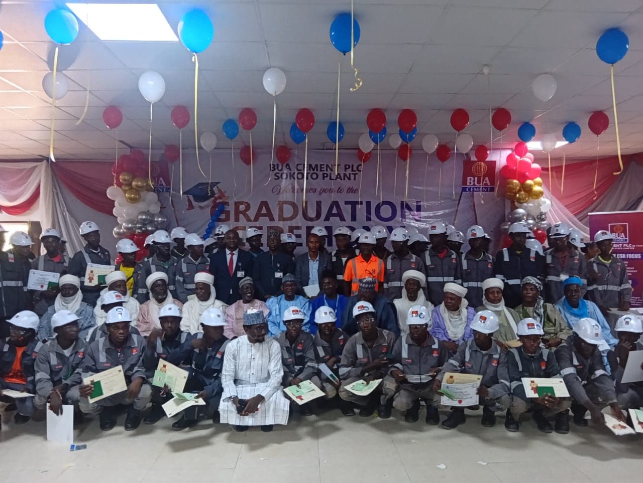 BUA cement empowers host communities, employs 52 graduates after intensive training