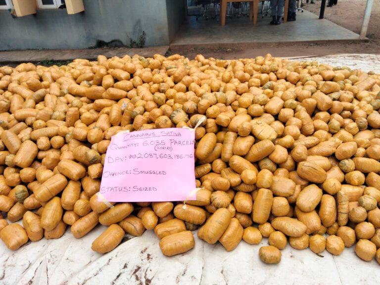 Customs seizes cannabis sativa worth N2bn in Ogun