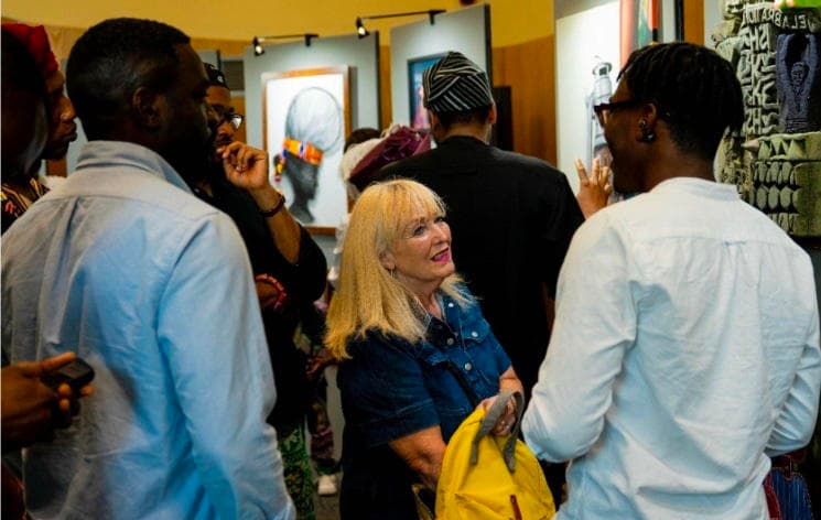 Darlington Raymond and the keepers promenade BAFA art exhibition