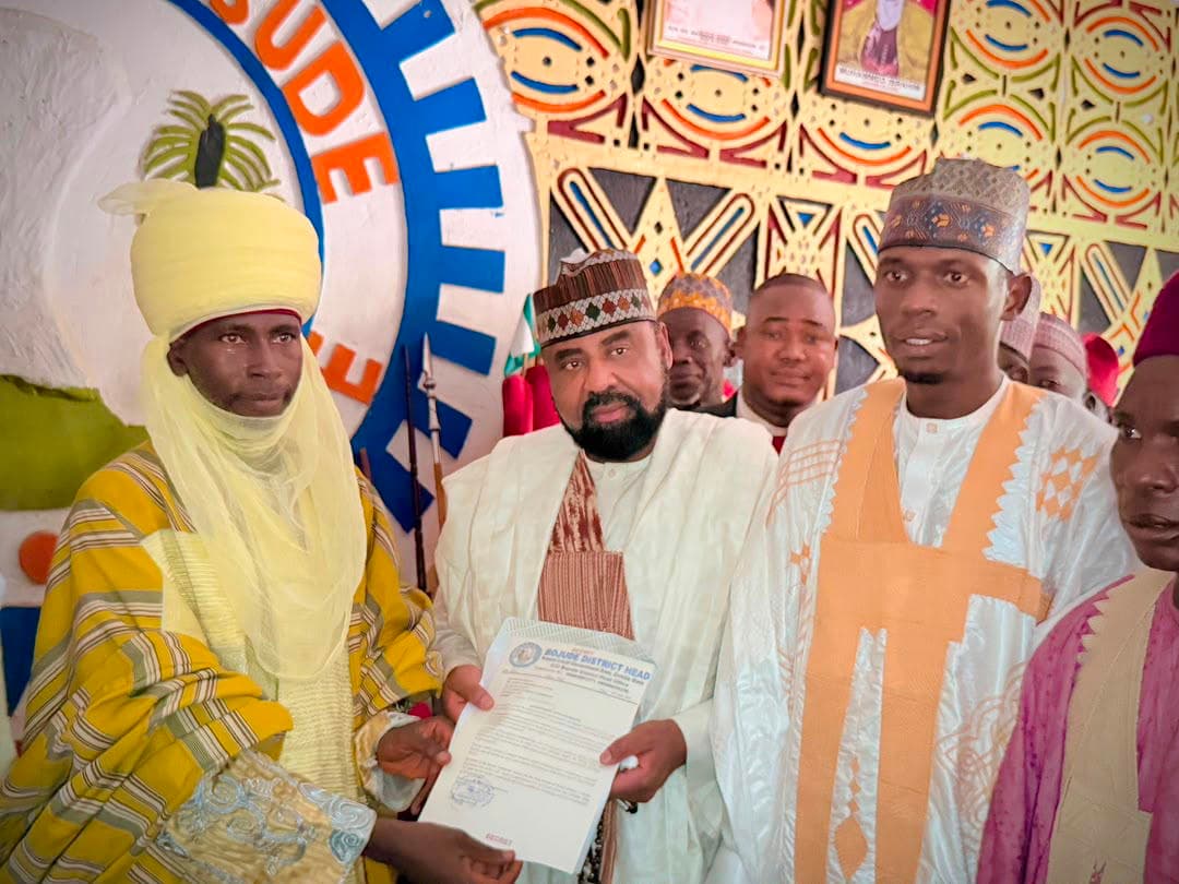 APC Governorship Candidate Jamil Gwamna Turbaned Walin Bojude in Gombe
