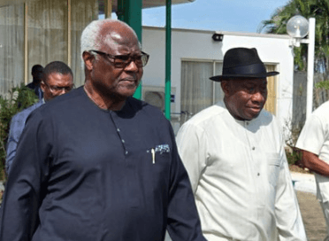 Jonathan sees off ex-Sierra Leone President Koroma, welcomes return home