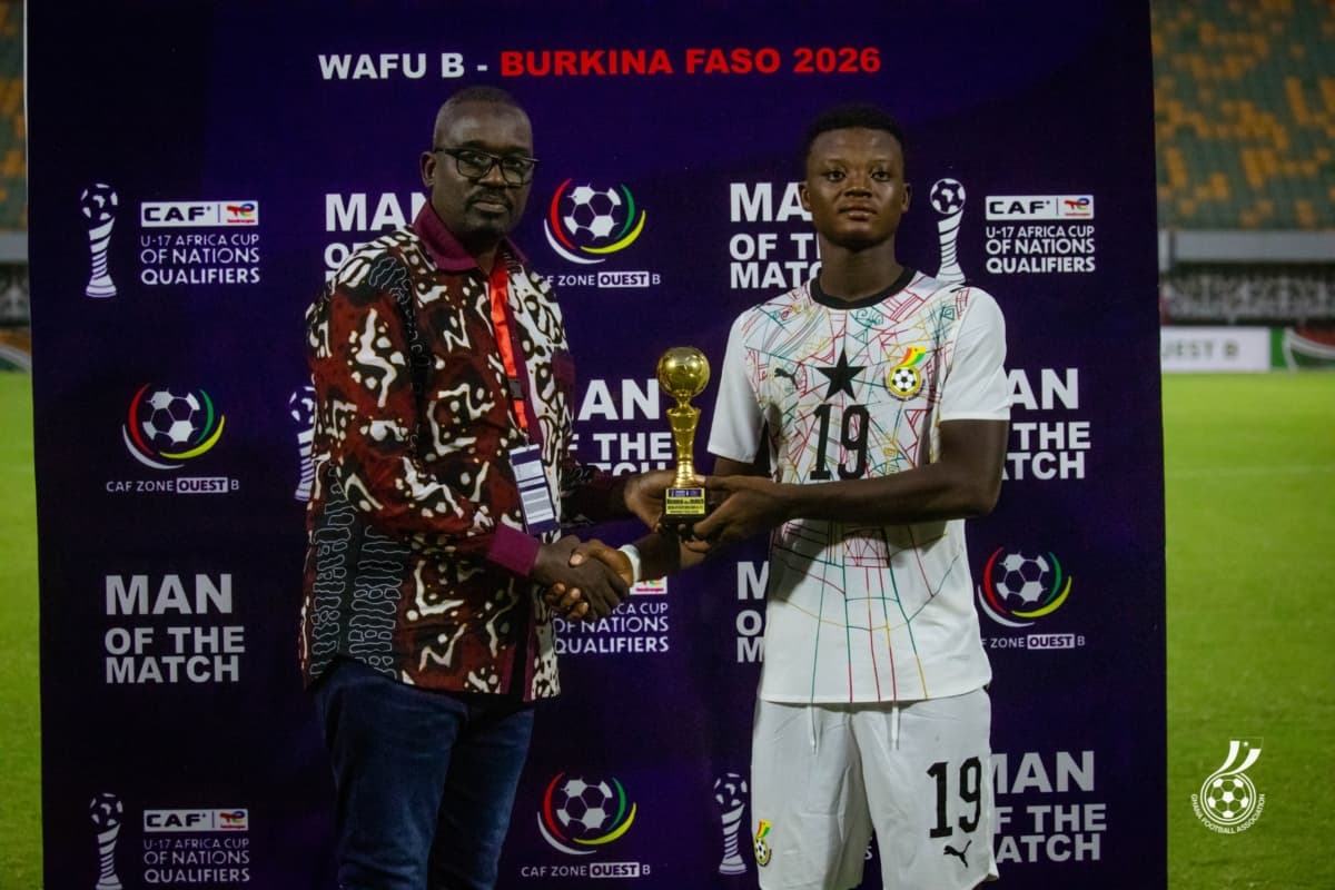 Alidu Issah named Player of the Match after Black Starlets’ win over Benin