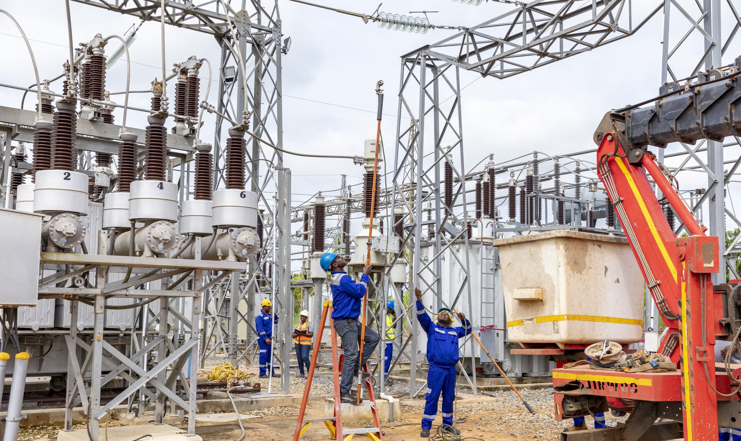 GRIDCo engineers working to restore power after widespread outage