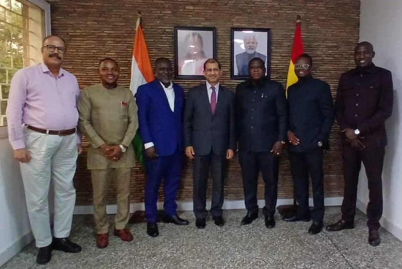 Ghana-India Chamber of Commerce visits Indian High Commissioner in Accra