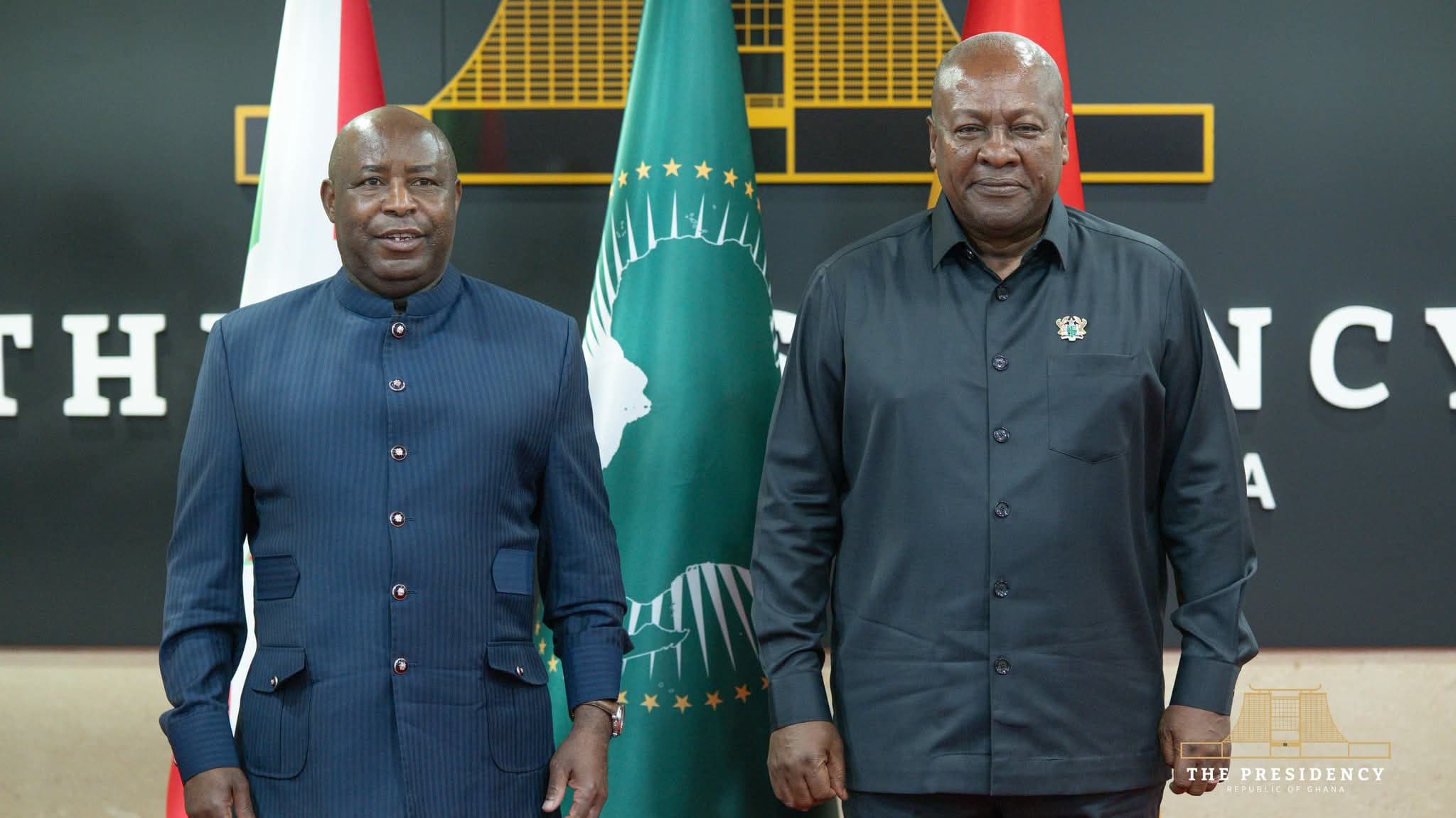 President Mahama and Burundian counterpart hold bilateral meeting in Accra