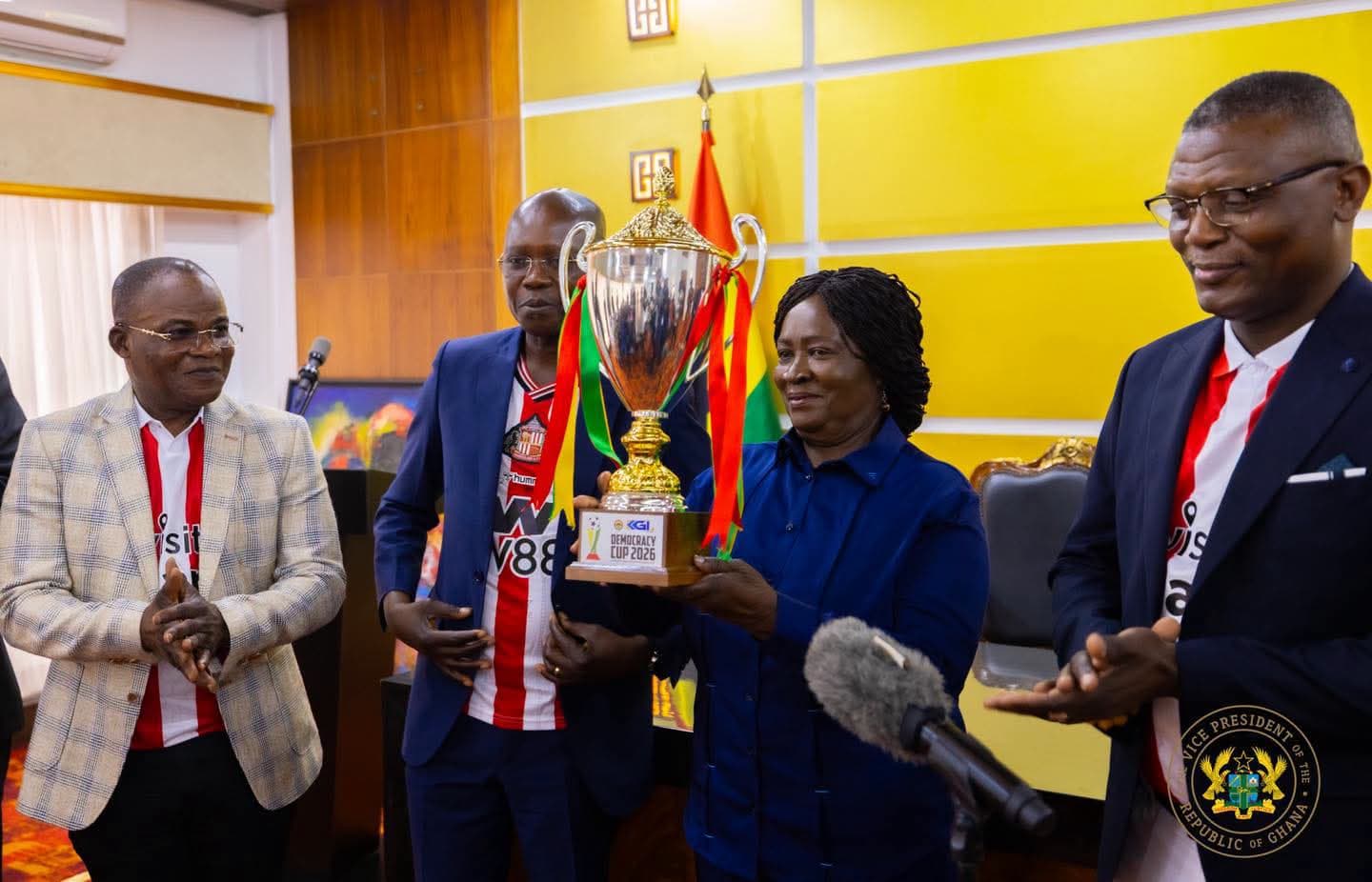 Vice President Opoku-Agyemang receives Democracy Cup