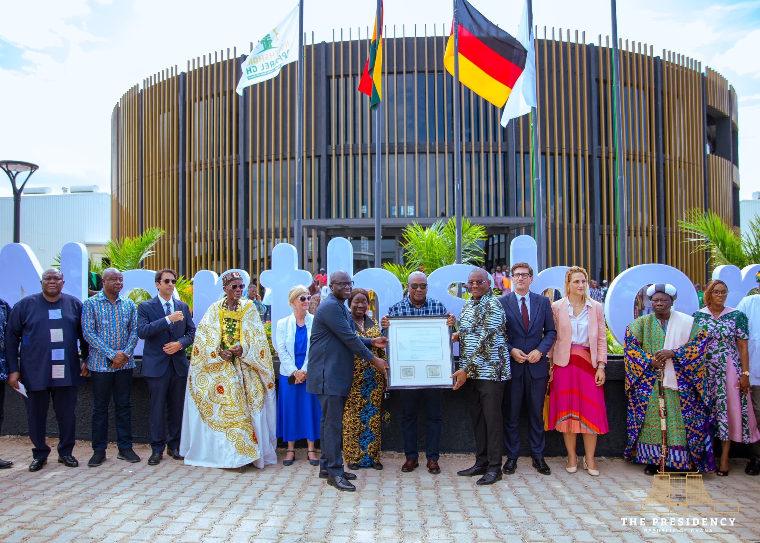 President Mahama inaugurates Northshore Apparel Ghana Limited under 24-hour economy