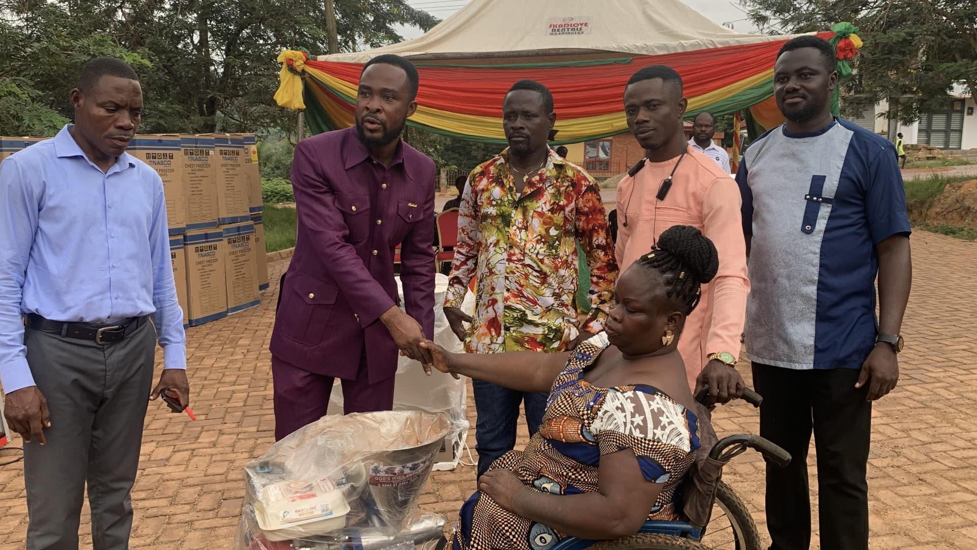 Amansie West Assembly supports 75 PWDs with livelihood equipment, cash