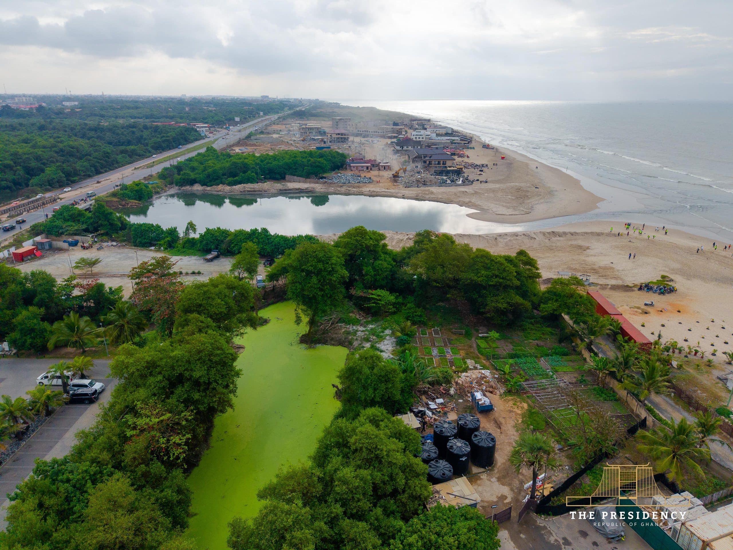 Deputy Chief of Staff directs wetland rehabilitation following Kpeshie Lagoon area clearance