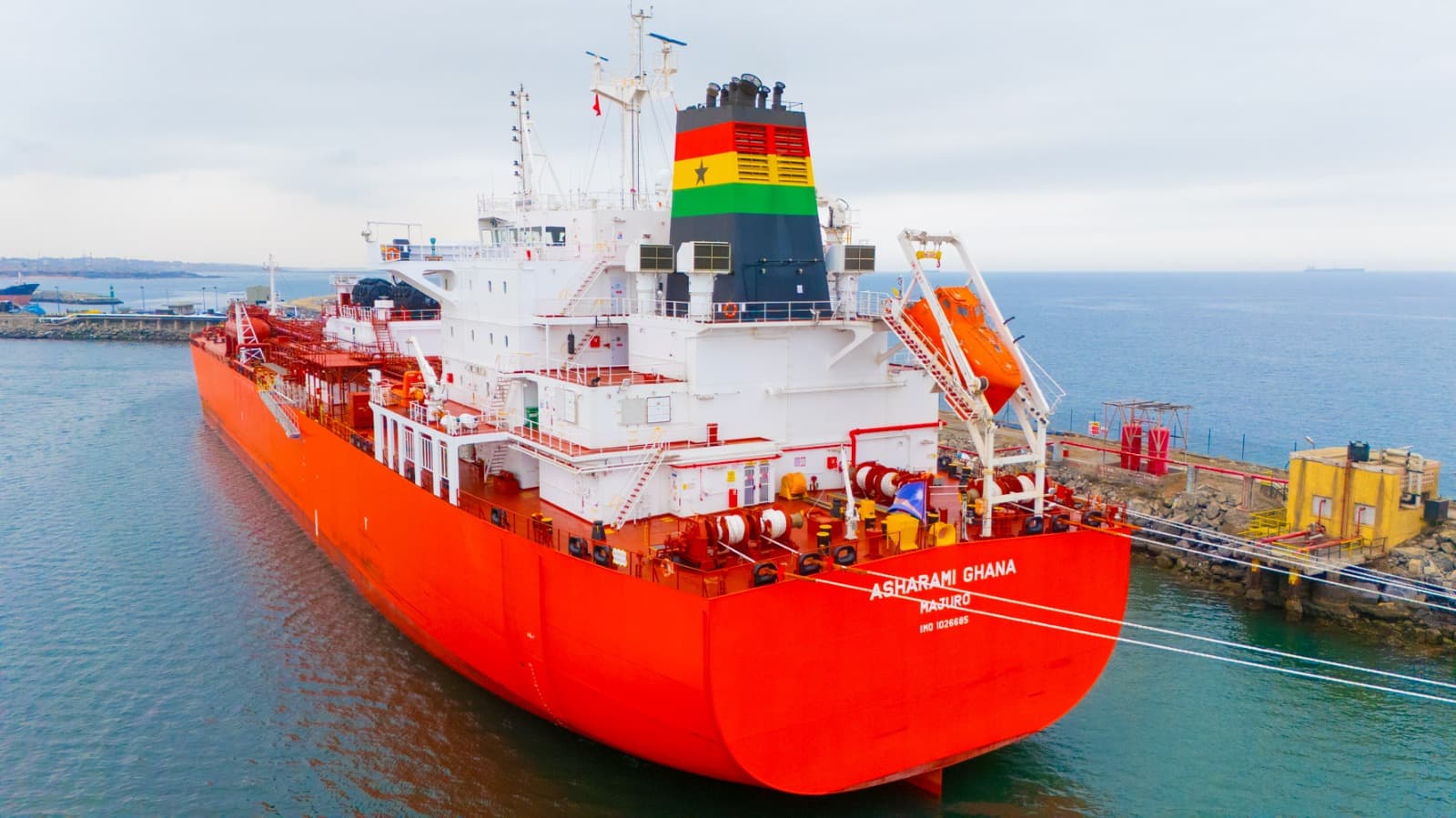 MT Asharami Ghana arrives in Tema with 5,000MT LPG cargo