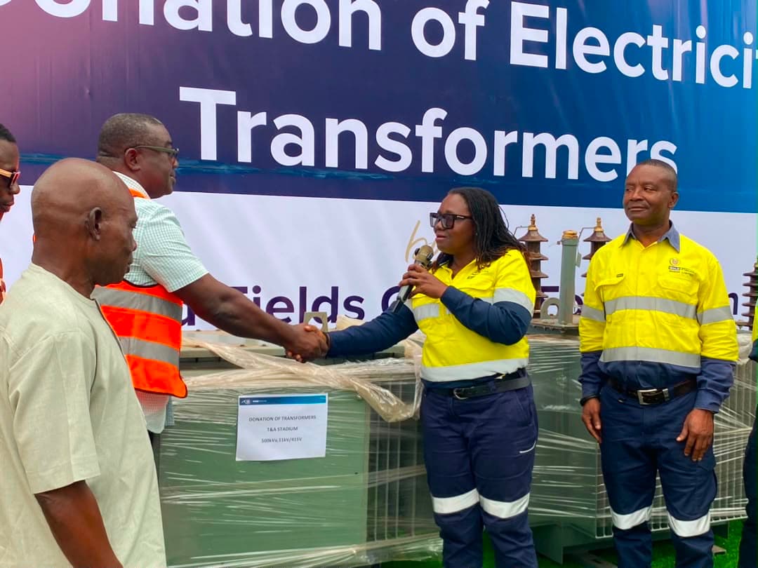 Gold Fields Ghana Limited provides transformers to improve power supply