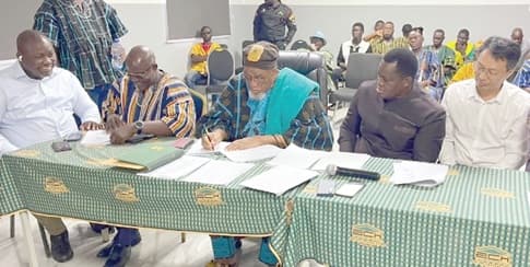 CNML signs social responsibility agreement with Talensi mining communities