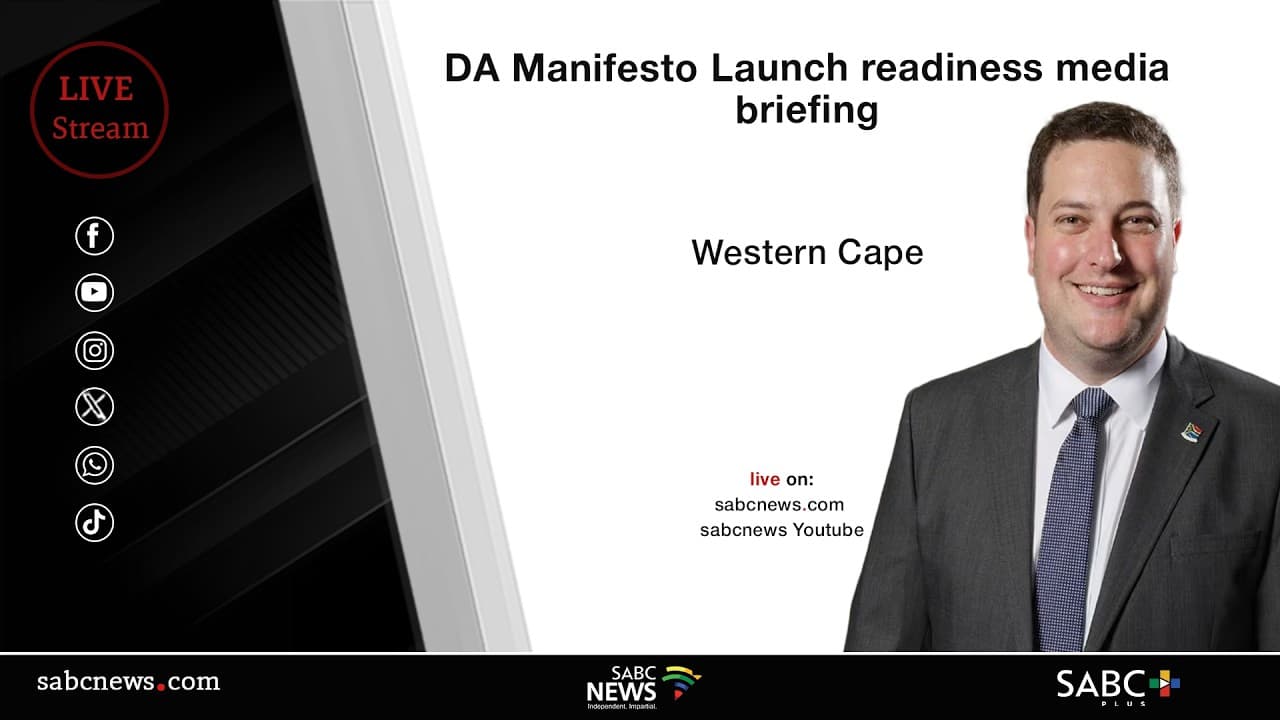 LIVE | DA Manifesto Launch readiness media briefing