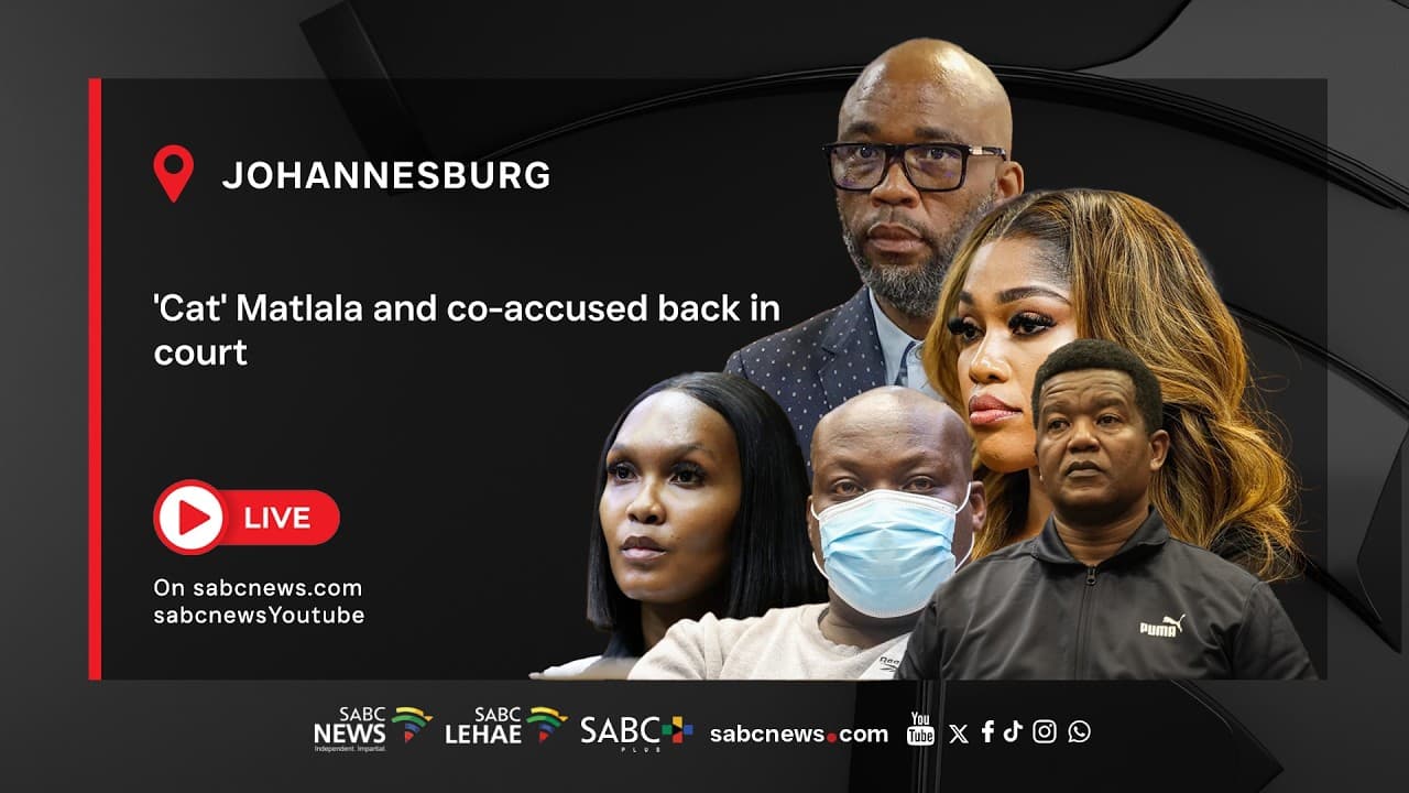 LIVE: ‘Cat’ Matlala, co-accused back in court