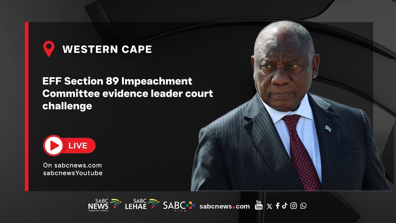 LIVE: Evidence leader removal in Phala Phala matter challenged