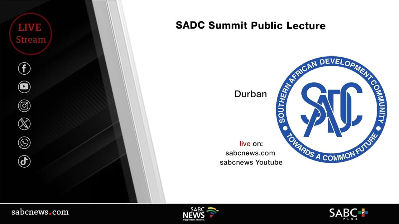 President Ramaphosa delivers SADC Summit Public Lecture in Durban