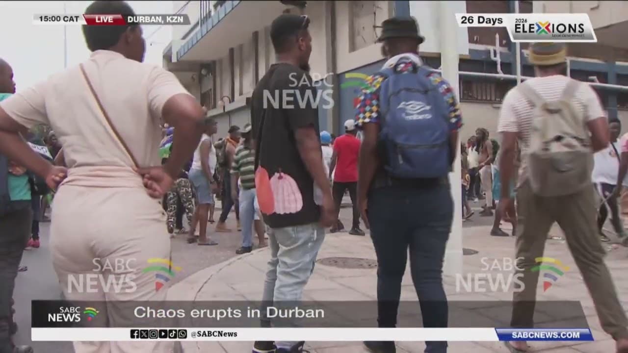 Buildings being destroyed in Durban as protests escalate