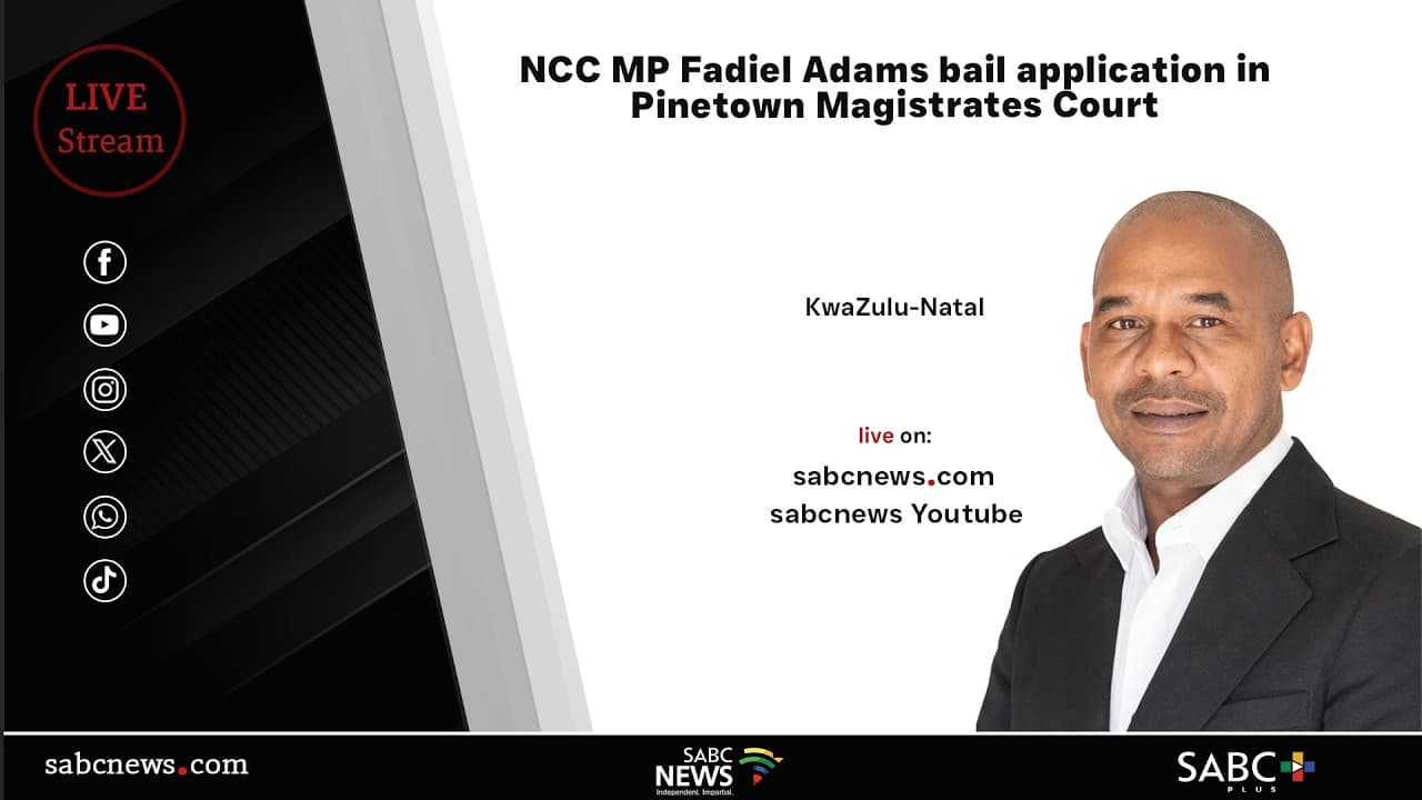 Fadiel Adams to appear in the Pinetown Magistrates Court
