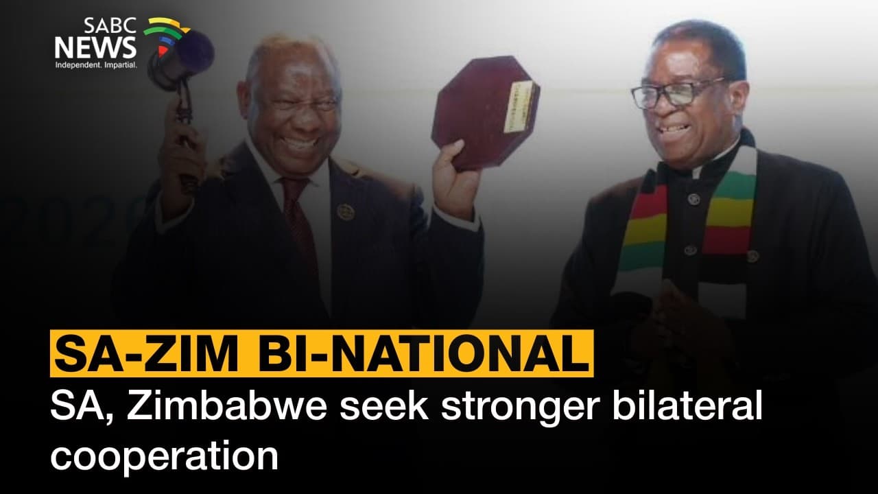 Migration on Agenda as Ramaphosa hosts Mnangagwa in Pretoria