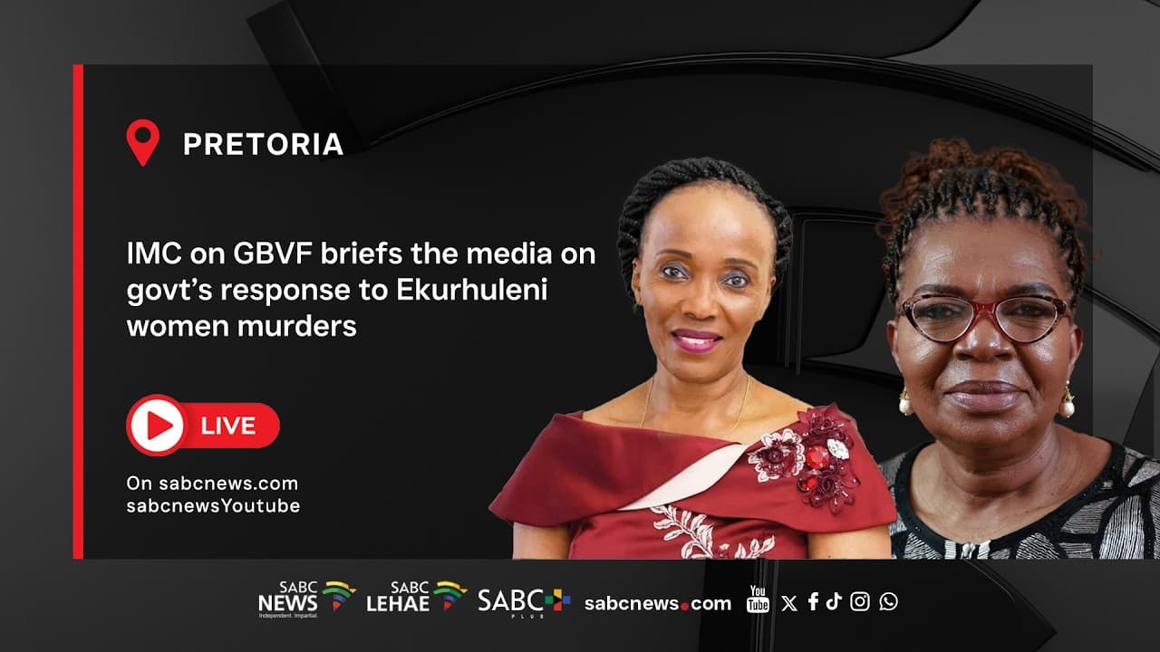 LIVE | IMC briefs the media on Govt’s response to Ekurhuleni murders